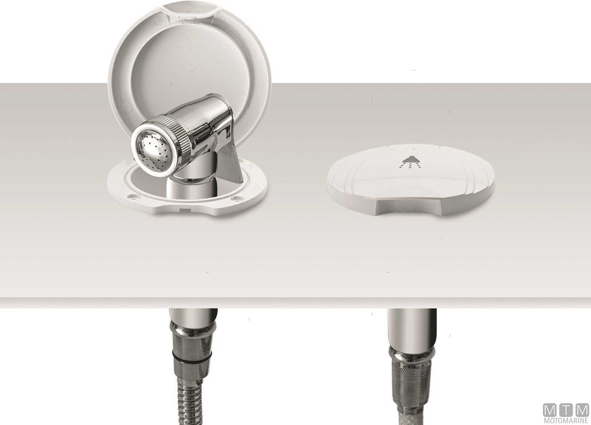 TUBO DOCCIA INOX 3.2M TERMINALI 1/2-1/2"