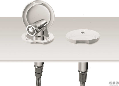 TUBO DOCCIA INOX 3.2M TERMINALI 1/2-1/2"