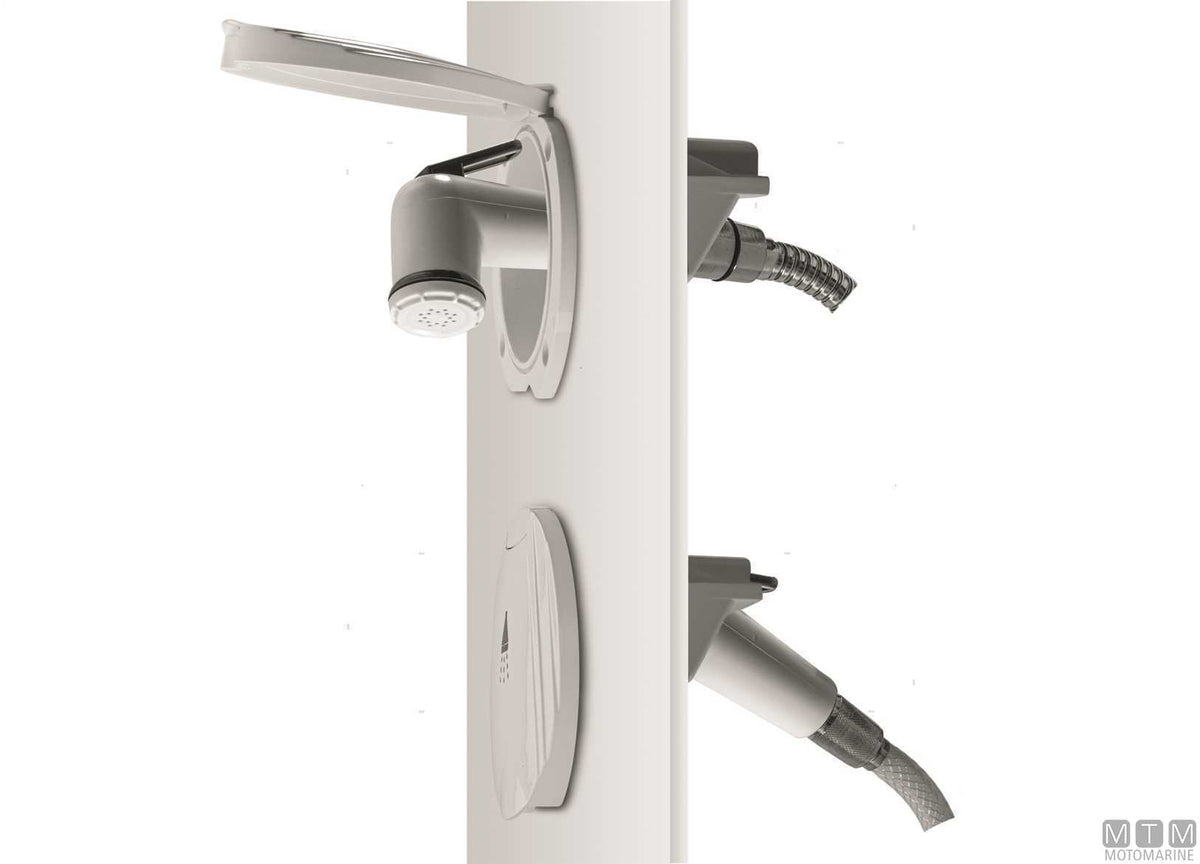 TUBO DOCCIA PVC 4M TERMINALI 1/2"-1/2