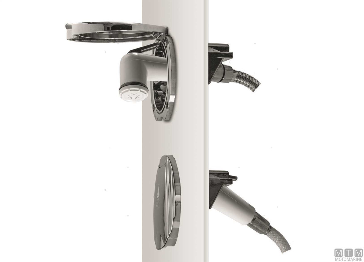 TUBO DOCCIA INOX 3.2M TERMINALI 1/2-1/2"