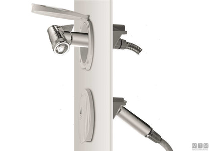 TUBO DOCCIA PVC 2.5M TERMINALI 1/2"-1/2