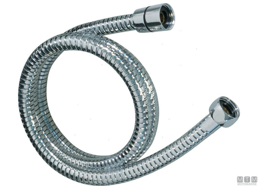 TUBO DOCCIA INOX 2.2M TERMINALI 1/2"-1/2"