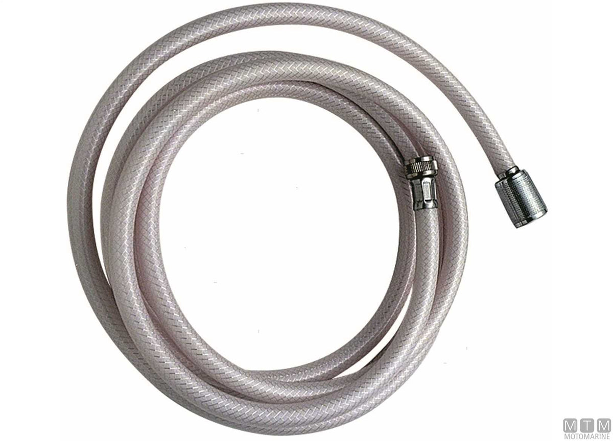 TUBO DOCCIA INOX 2.2M TERMINALI 1/2"-1/2"