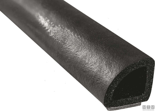 GUARNIZIONE TRIM-LOK DELTA RUBBER NERO ADESIVO 3M L15M