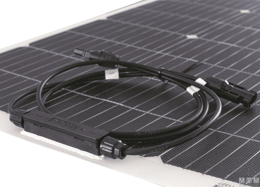 PANNELLO SOLARE SEMI FLESSIBILE MONO ETFE 100W 530X1070MM