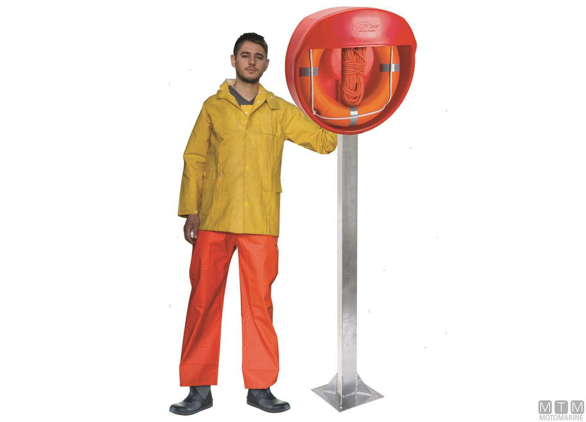 SUPPORTO PER CONTENITORE SALVAGENTE ANULARE H150CM