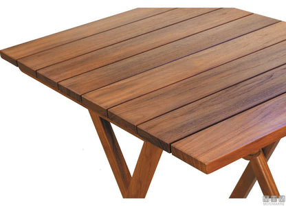TAVOLINO PIEGHEVOLE MB IN TEAK 80X60CM H75CM