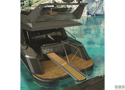 PASSERELLA IDRAULICA SMERALDO L200CM 12V ACCIAIO INOX E CARABOTTINO
