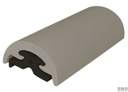 BOTTAZZO PROFILO PARABORDO RADIAL BIANCO H52MM L24M