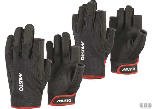GUANTI MUSTO ESSENTIAL SAILING 2.0 3/4 990 NERO S