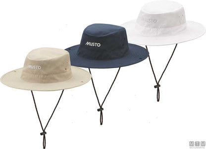 CAPPELLO MUSTO FAST DRY BRIMMED 598 BLU NAVY L/XL