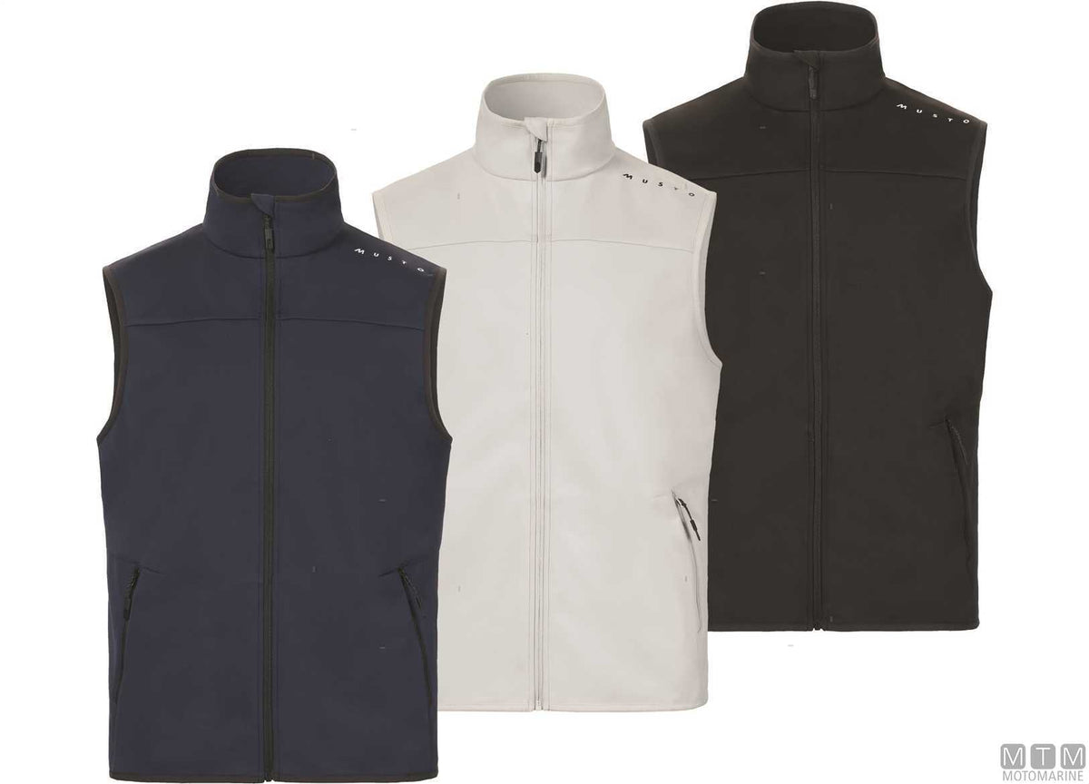 GILET MUSTO EVO CREW SOFTSHELL 597 BLU NAVY XL