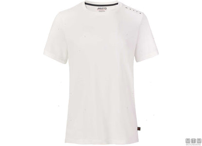 T-SHIRT MUSTO CREW SUNBLOCK DONNA 002 BIANCO XS