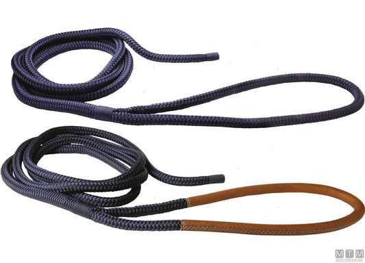 TRECCIA ORMEGGIO BLU CON GASSA 75CM D24MM 16M