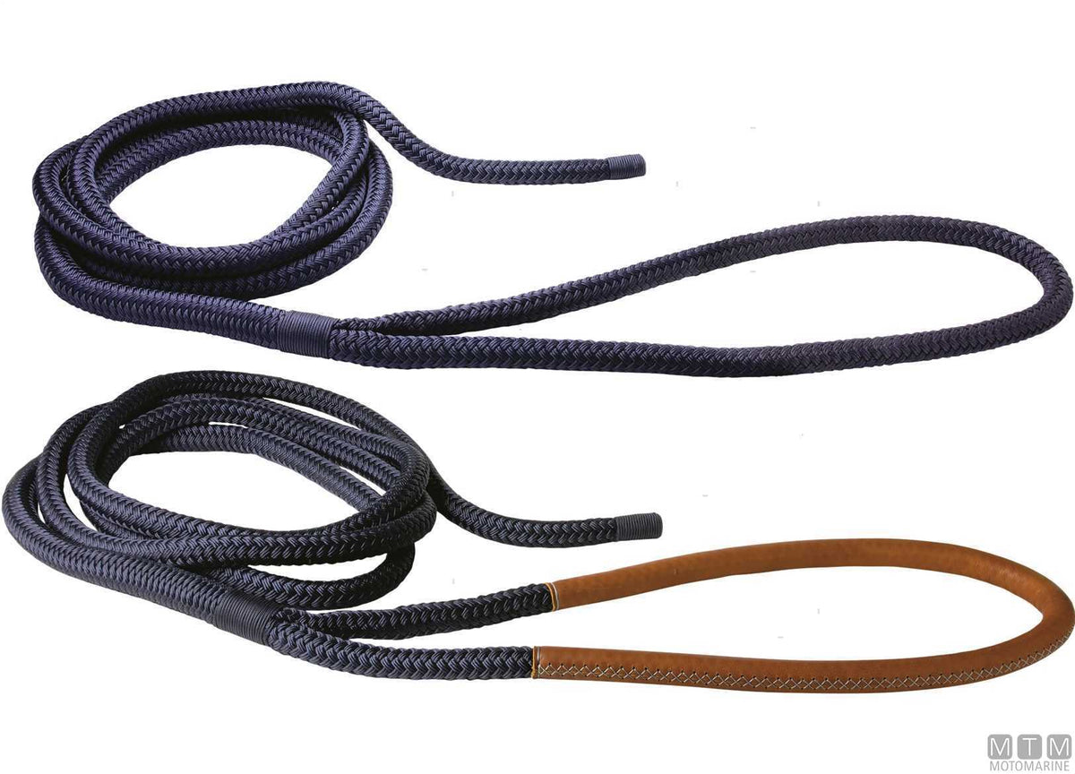TRECCIA ORMEGGIO BLU CON GASSA 75CM D28MM 16M