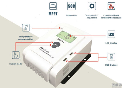 REGOLATORE DI CARICA MPPT 30A