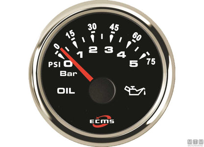 INDICATORE LIVELLO ACQUE NERE BLACK/CHROME