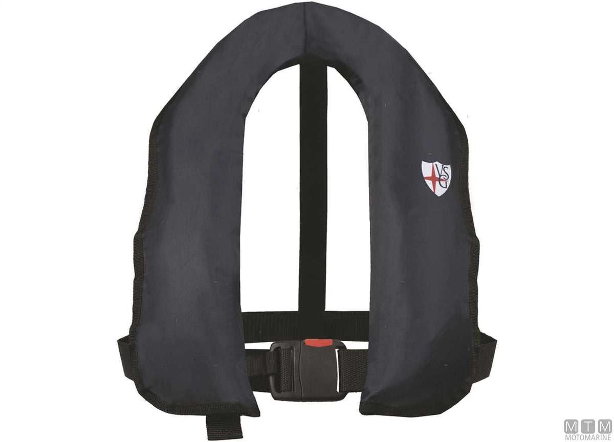 GIUBBOTTO DI SALVATAGGIO GONFIABILE VSG SKIPPER 150N BLU
