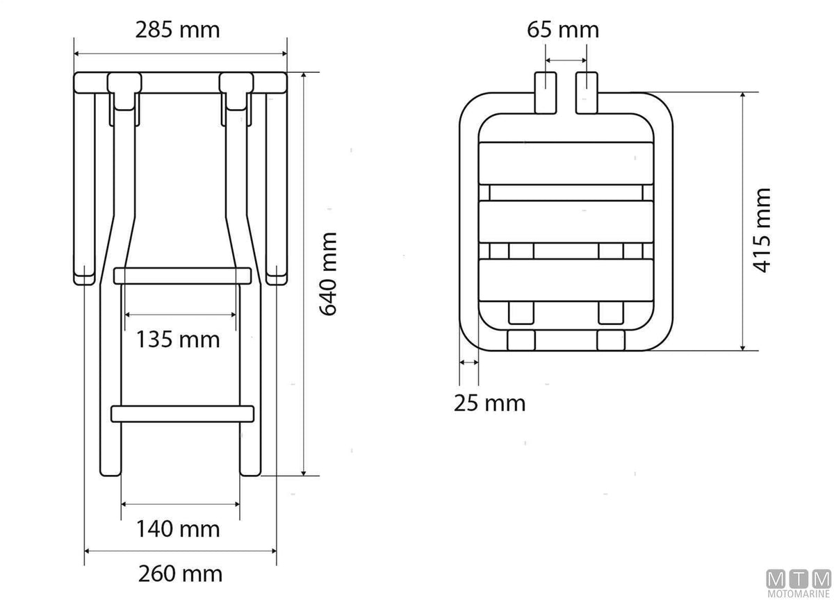 PLANCETTA TINOX S CON SUPPORTO MOTORE ACCIAIO INOX E LEGNO DOUSSIE