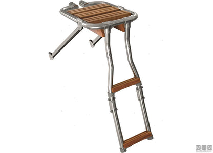 PLANCETTA TINOX S CON SUPPORTO MOTORE ACCIAIO INOX E LEGNO DOUSSIE