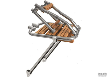 PLANCETTA TINOX S CON SUPPORTO MOTORE ACCIAIO INOX E LEGNO DOUSSIE