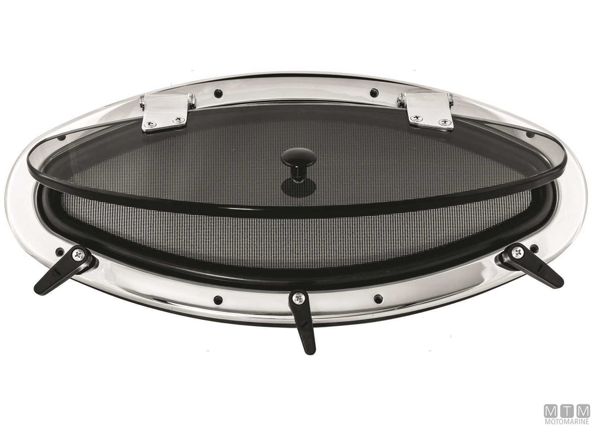 OBLO' OVALE APRIBILE MTM 461X203MM IN ACCIAIO INOX