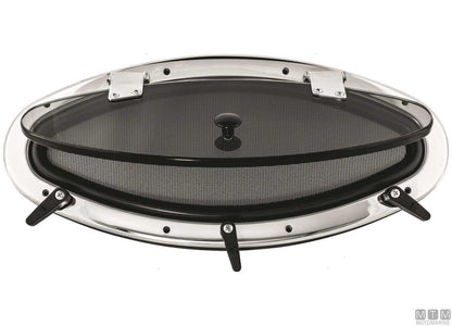 OBLO' OVALE APRIBILE MTM 461X203MM IN ACCIAIO INOX