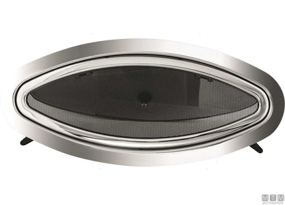 OBLO' OVALE APRIBILE MTM 461X203MM IN ACCIAIO INOX