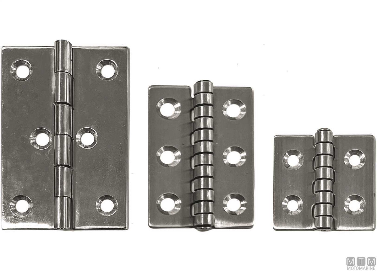 CERNIERA A LIBRO CLASSICA 40X40MM IN ACCIAIO INOX 316