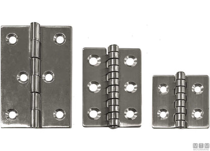 CERNIERA A LIBRO CLASSICA 40X40MM IN ACCIAIO INOX 316
