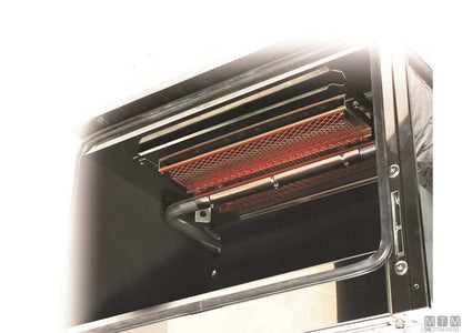 CUCINA A GAS 2 FUOCHI FORNO E GRILL PARKER INOX 18/8
