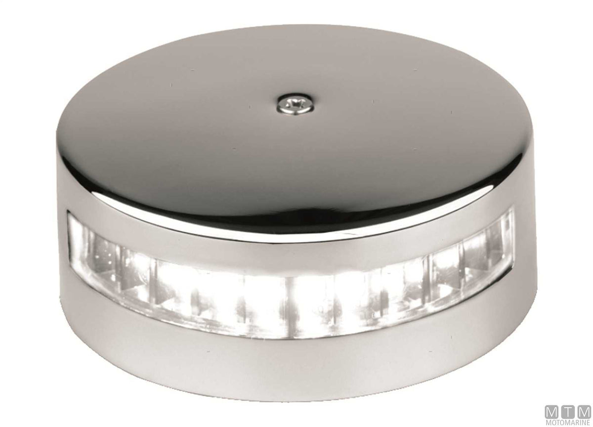 FANALE DI VIA LED DI PRUA COMBINATO ROSSO/VERDE UFO IN ACCIAIO INOX
