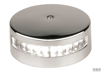 FANALE DI VIA LED DI PRUA COMBINATO ROSSO/VERDE UFO IN ACCIAIO INOX
