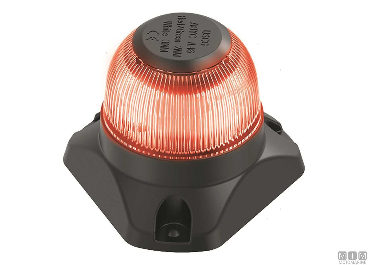 FANALE DI VIA LED 360 ROSSO H67MM