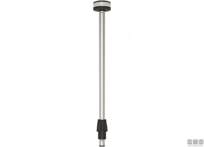FANALE DI VIA LED 360 BIANCO SU ASTA ESTRAIBILE UFO H56CM