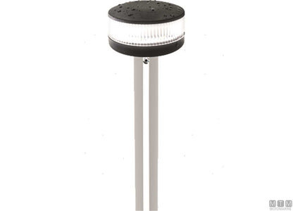 FANALE DI VIA LED 360 BIANCO SU ASTA ESTRAIBILE UFO H56CM