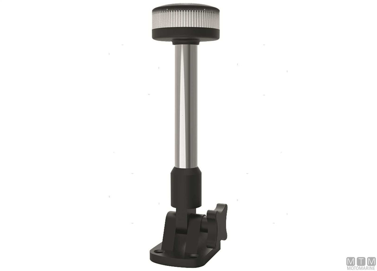 FANALE DI VIA LED 360 BIANCO SU ASTA PIEGHEVOLE UFO H15CM