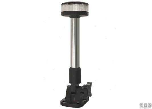 FANALE DI VIA LED 360 BIANCO SU ASTA PIEGHEVOLE UFO H15CM