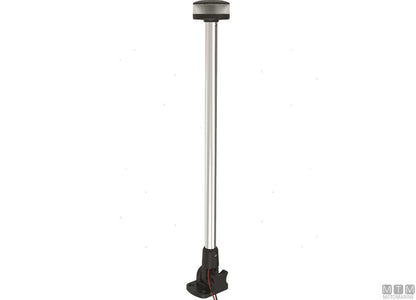 FANALE DI VIA LED 360 BIANCO SU ASTA PIEGHEVOLE UFO H15CM