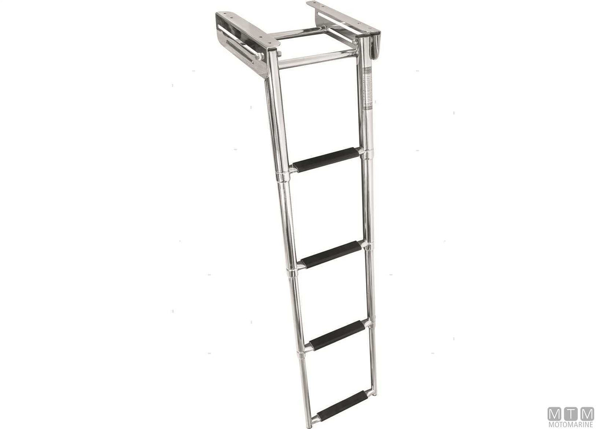 SCALETTA ESTRAIBILE A 4 GRADINI ACCIAIO INOX 316