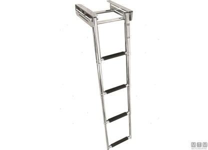 SCALETTA ESTRAIBILE A 4 GRADINI ACCIAIO INOX 316
