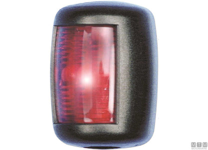 FANALE DI VIA LATERALE VERDE LED MINI NERO 43X61MM