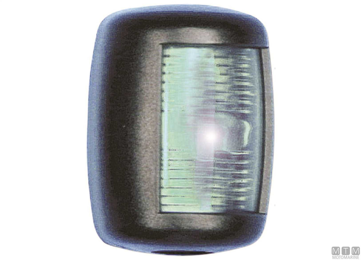 FANALE DI VIA LATERALE VERDE LED MINI NERO 43X61MM