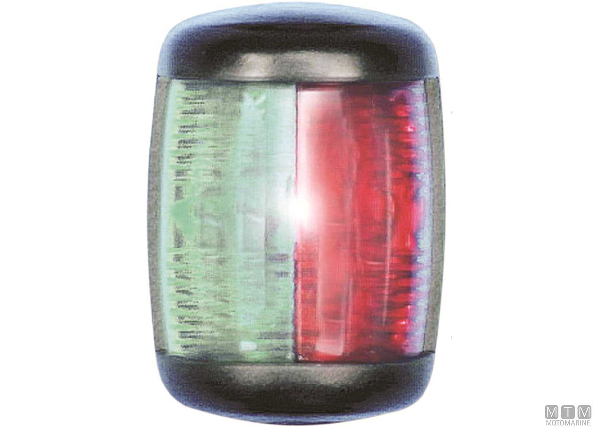 FANALE DI VIA PRUA 225 BIANCO LED MINI NERO 43X61MM
