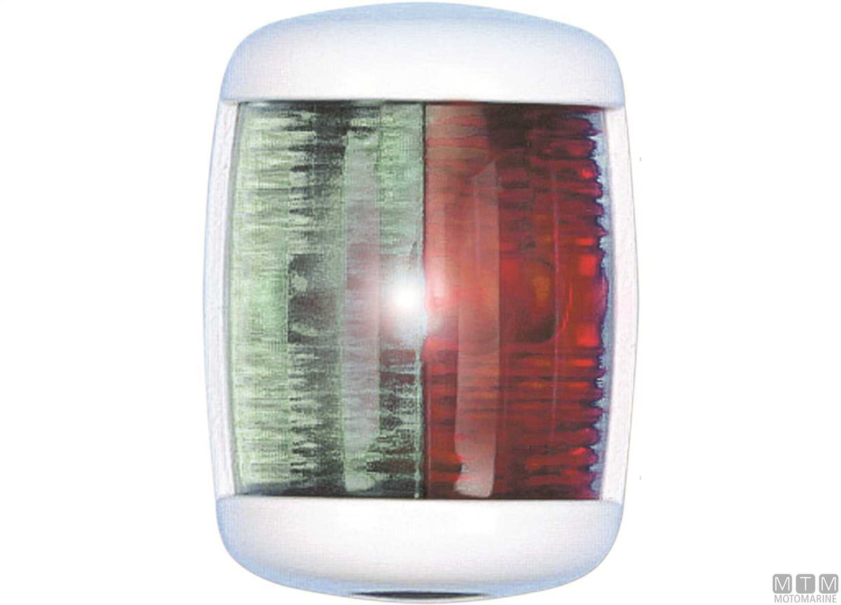 FANALE DI VIA LATERALE VERDE LED MINI BIANCO 43X61MM