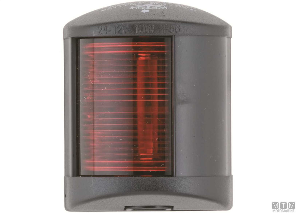 FANALE DI VIA COMBINATO ROSSO/VERDE LED MIDI NERO 58X74MM