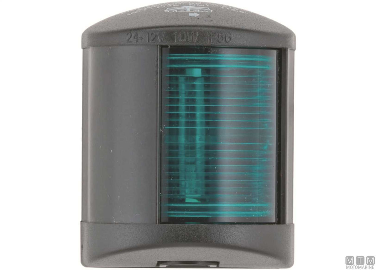 FANALE DI VIA POPPA 135 BIANCO LED MIDI NERO 58X74MM