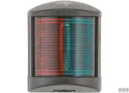 FANALE DI VIA COMBINATO ROSSO/VERDE LED MIDI NERO 58X74MM