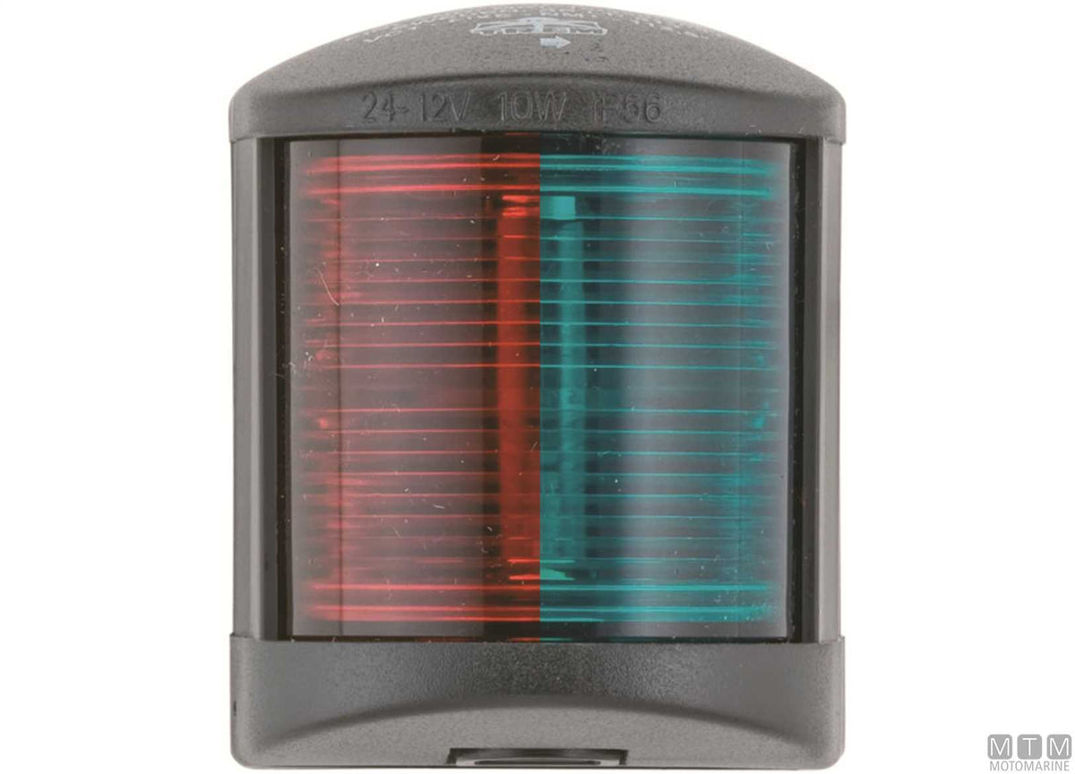 FANALE DI VIA POPPA 135 BIANCO LED MIDI NERO 58X74MM