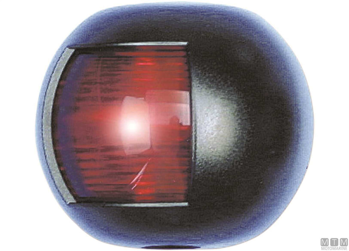 FANALE DI VIA COMBINATO ROSSO/VERDE LED MEZZA SFERA NERO 70X63MM